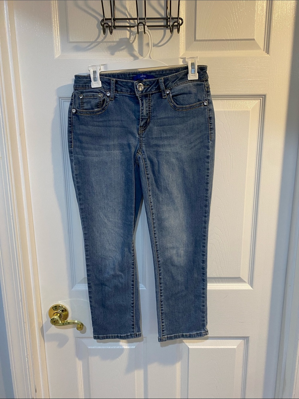 Apt. 9 Ankle-Length Blue Denim Jeans size 6